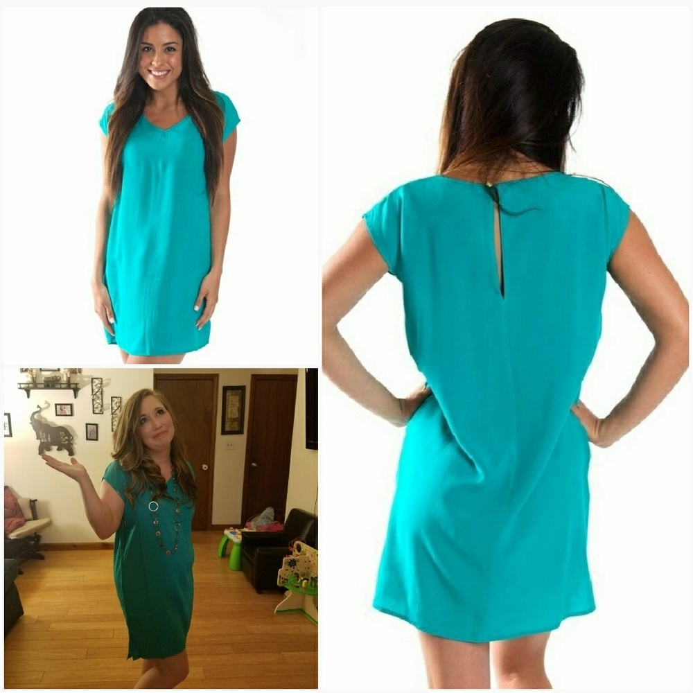 Teal light weight dress